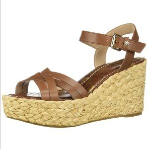 Sam Edelman Darline Leather Espadrilles Wedges